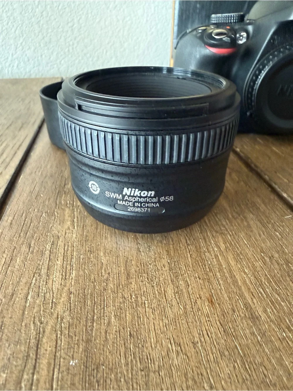 Nikon d3300 Black DSLR Camera Body with 18-55mm Kit Lens + Nikon 50mm f1.8 lens
